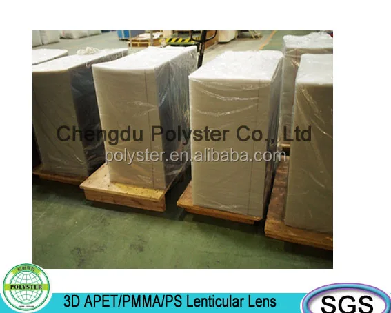 3D lenticular lens sheet Blank Optical Grating Sheets for Flip,Animation,Zoom,Morph Effect Cards