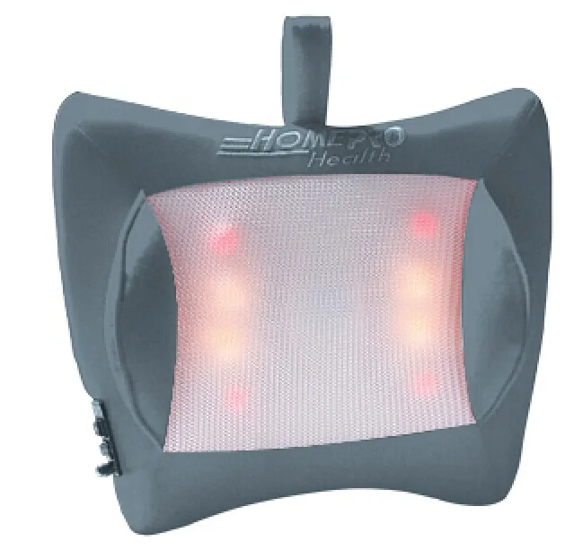 4D Neck Massage Pillow Shiatsu Back Massager Cushion with 8 Rollers and Heat Function To Relieve Your Neck