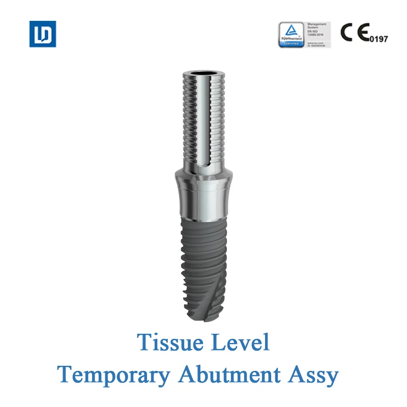 MSLD LeadOss titanium Korea dental implant temporary abutments compatible with ITI Straumann