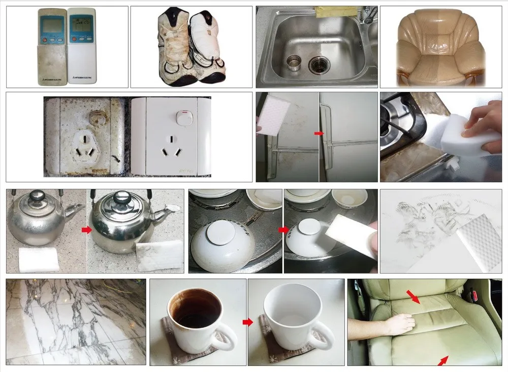 Eco friendly cellulose sponge bags OEM packing kitchen dish washing sponge