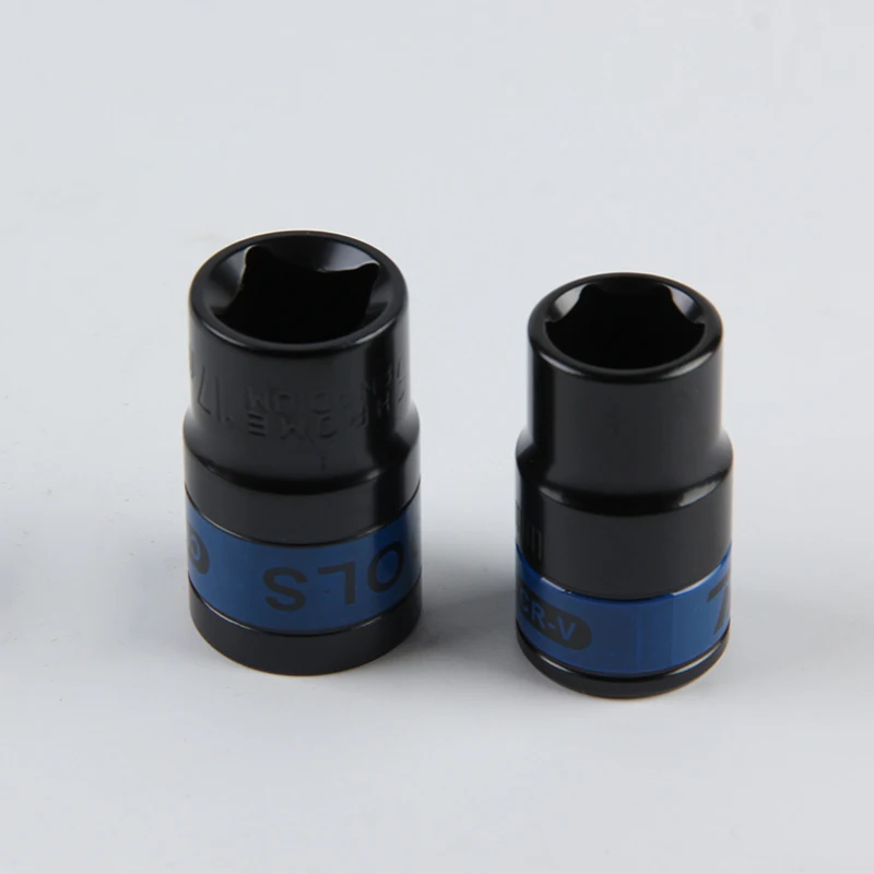 Черный хромированный Dr-разъем 1/2 дюйма для авторемонта