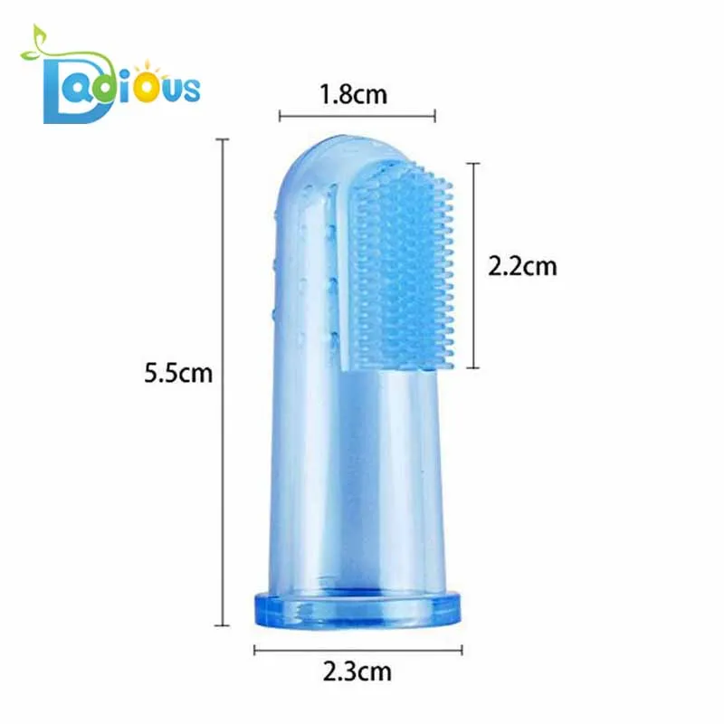 Soft Silicone Baby Massage Finger Toothbrush For Infant Teeth Clean