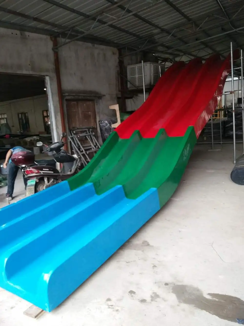 2018 Hot sale tube slide amusement water park equipment fiberglass slide