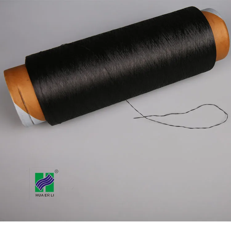 
100% polyester recycled yarn 300D/96F HIM DDB for manufactoring zipper chain tape 
