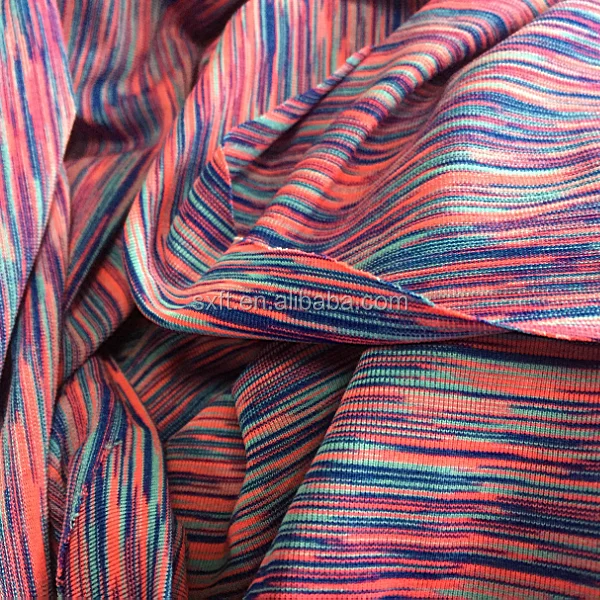 Трикотажная ткань с космической краской высокого качества из 85% полиэстера и 15% спандекса