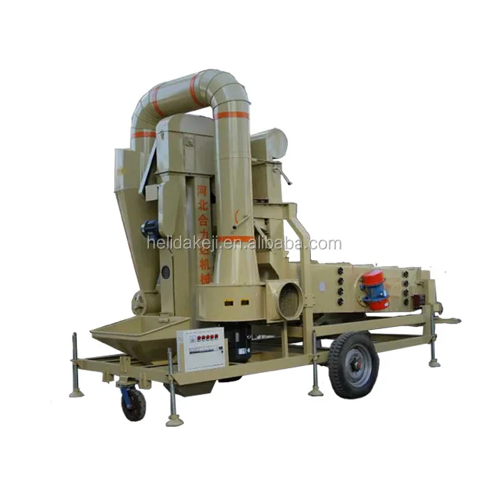 Пшеница кукуруза семян кунжута Воздушный экран семя cleaner с пылесборник