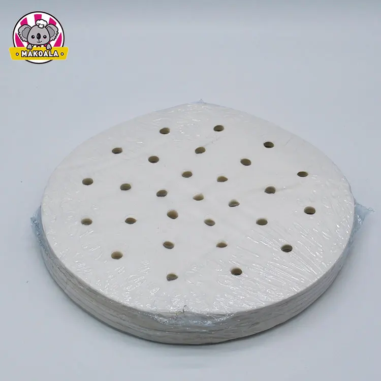 
Double side use quality non stick steam paper with holes 