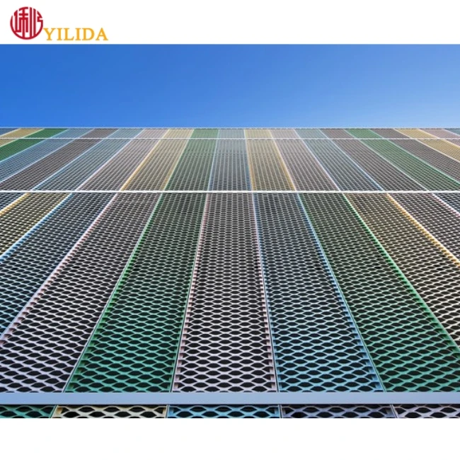 aluminum expanded metal wire mesh outdoor decoration