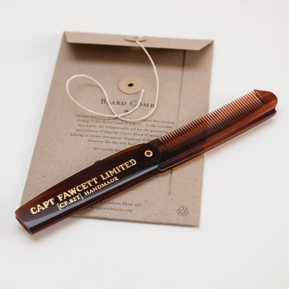 Folding Beard Comb & finest hand Moustache Comb