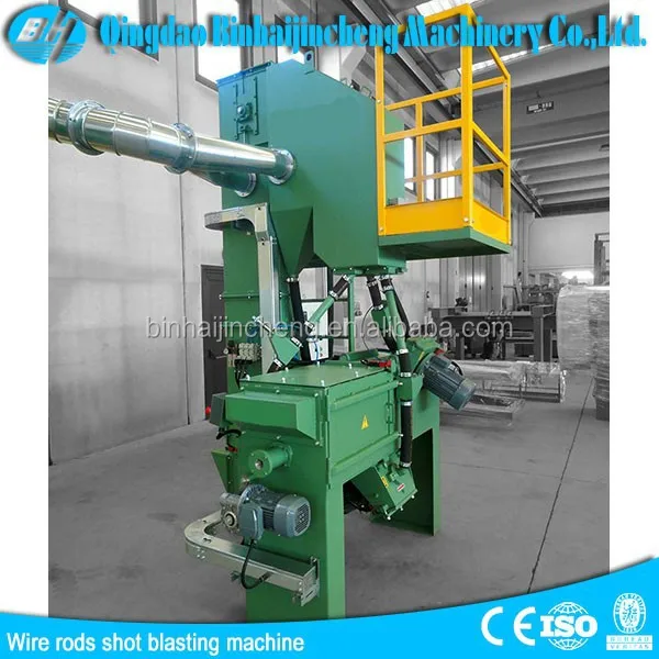 Wire Rods  Mechanical Shotblast Descaling Machine/Abrasive Shot Blasting Equipment for sale