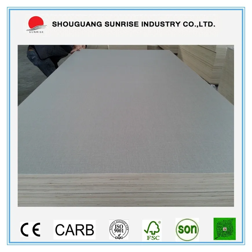 marine grade melamine paper laminated plywood for making furniture and cabinet