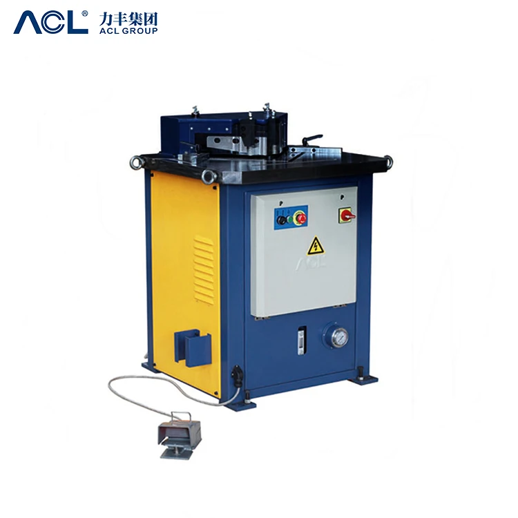 ACL Hydraulic metal plate sheets fixed angle corner notching cutting machine