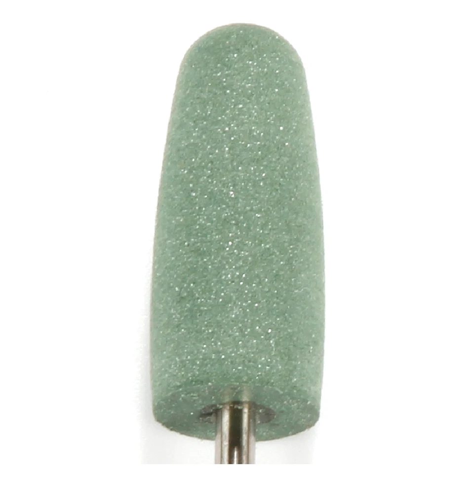 Silicone Manicure Nail Drill Bits Round Pointed Head Cutter Polishing Grinder Nail Art Smoothing Polisher Buffer Tools