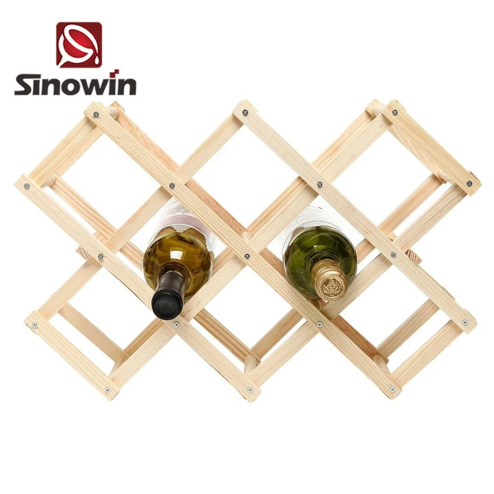 Cheap Factory Price wine rack inserts for cabinets wooden display decoration