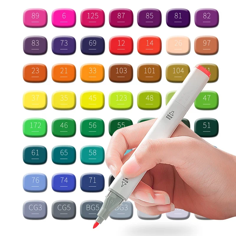 
Super Tips Art Drawing Dual Tip Fine Bullet & Chisel Point Color Marker Box 