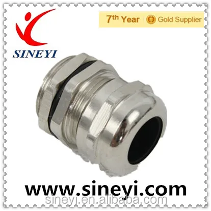 
new high quality connector PG7 PG9 PG11 PG13.5 cable glands stainless steel cable gland 