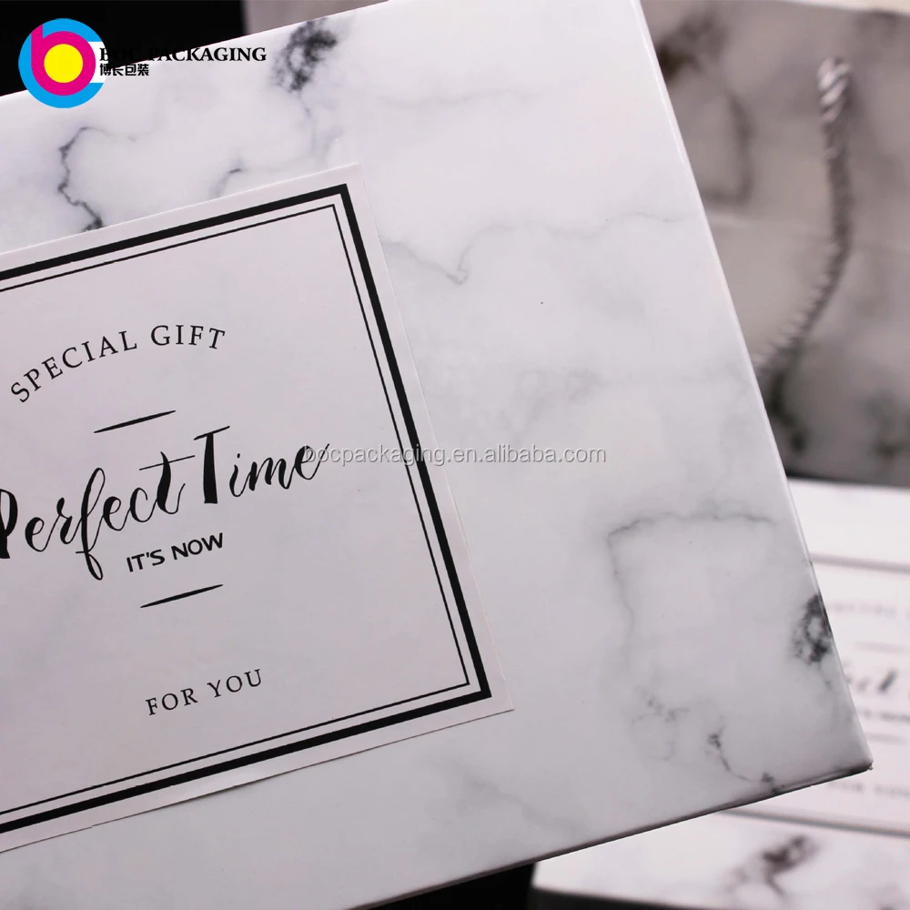 LOW MOQ NO MINIMUM custom made marble gift box