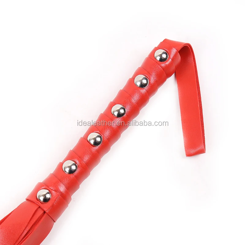 Wholesale Soft PU Leather High Quality Male Sex Bondage Leather Flogger Sex Bdsm Spanking Flogger Whip For Sex Stock