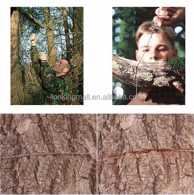 Third generation Steel Double Finger Ring Wire Saw Scroll Saw Emergency Outdoor Hike Hunting Camping Hiking Rescue Survival Tool