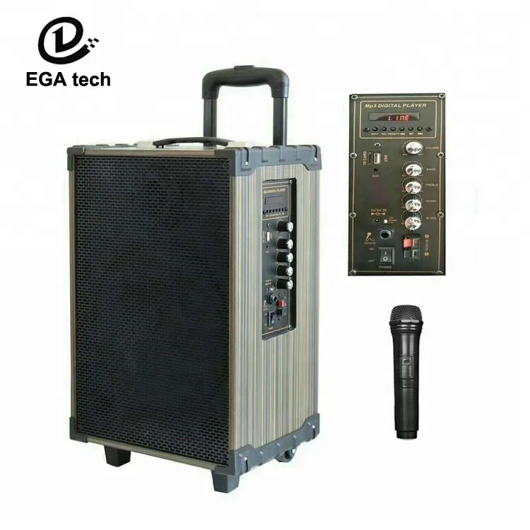 12' trolley speaker with bluetooth for parties