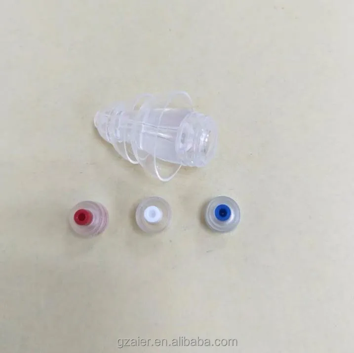 
Best noise reduction silicon 3 layer mushroom ear plugs with filter 