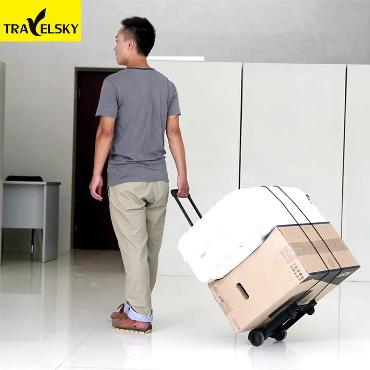  Travelsky Travel mini portable hotel hand легкая алюминиевая складная тележка для