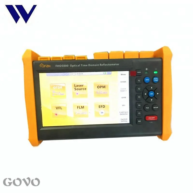 Grandway FHO5000-M21 7inch touchscreen MM OTDR 850/1300nm 19/21dB optical time domain reflectometer