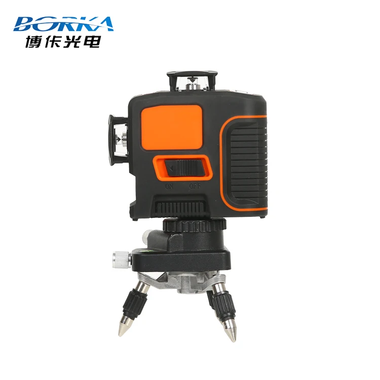 
Borka 360 degree cross line multi line laser nivel green beam self leveling 12 lines laser level 3D 