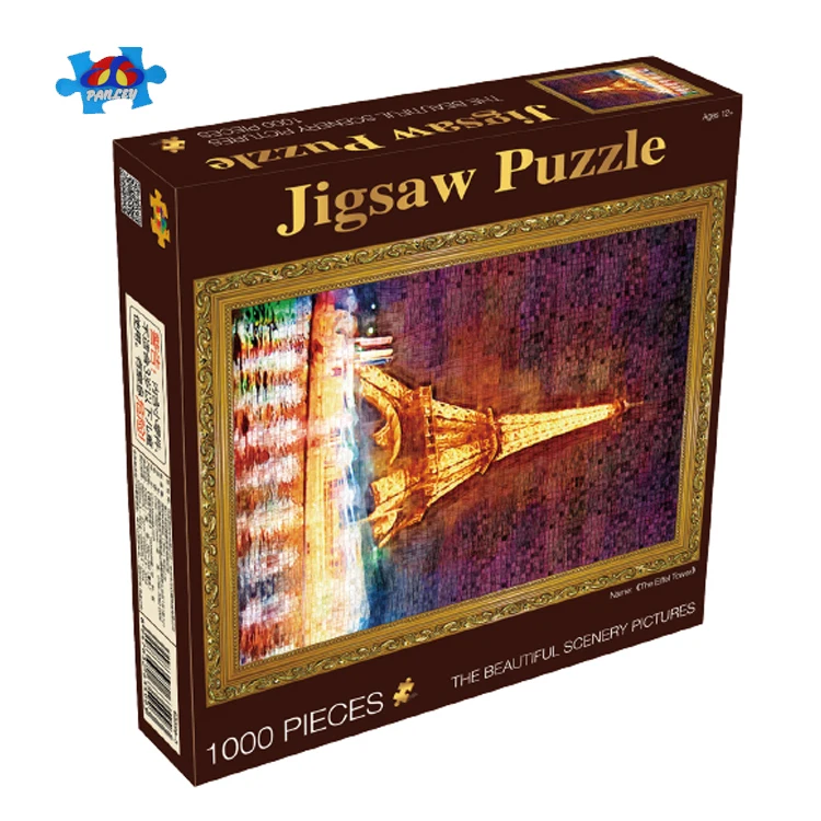 
World Famous Building Paper Puzzle 1000 Piece Jigsaw Puzzle for Kids 