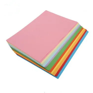 
High quality FSC 80gsm 120gsm construction color paper A4 size assorted color paper for hand craft 