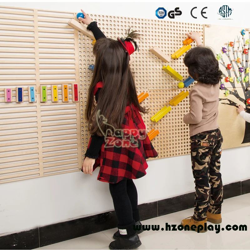 Educational Moving science board toys Activity Wall Panels for school kindergarten indoor playground