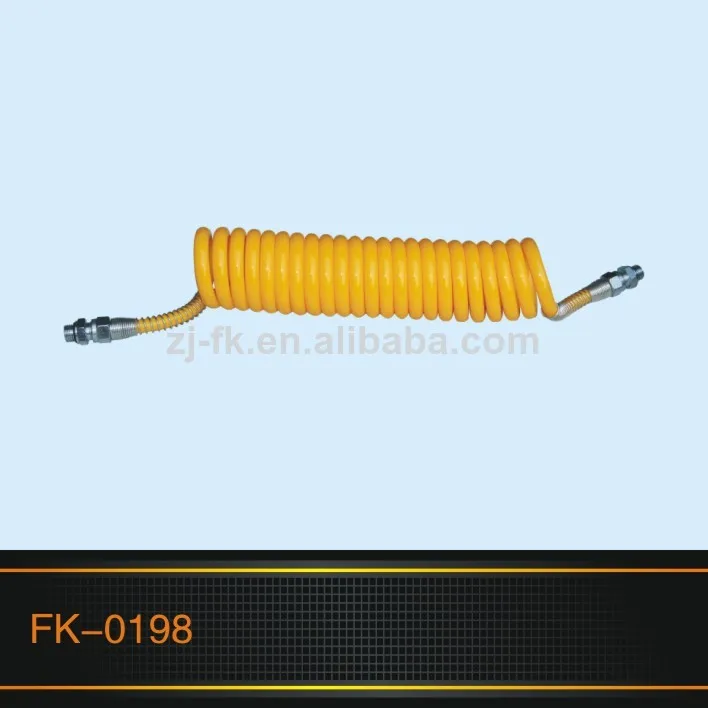 
 высокого качества pu грузовик воздушный тормоз катушки шланг  