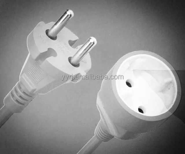 
Euro European EU VDE 2 Pin Power Cord Extension cord/220v extension cord 