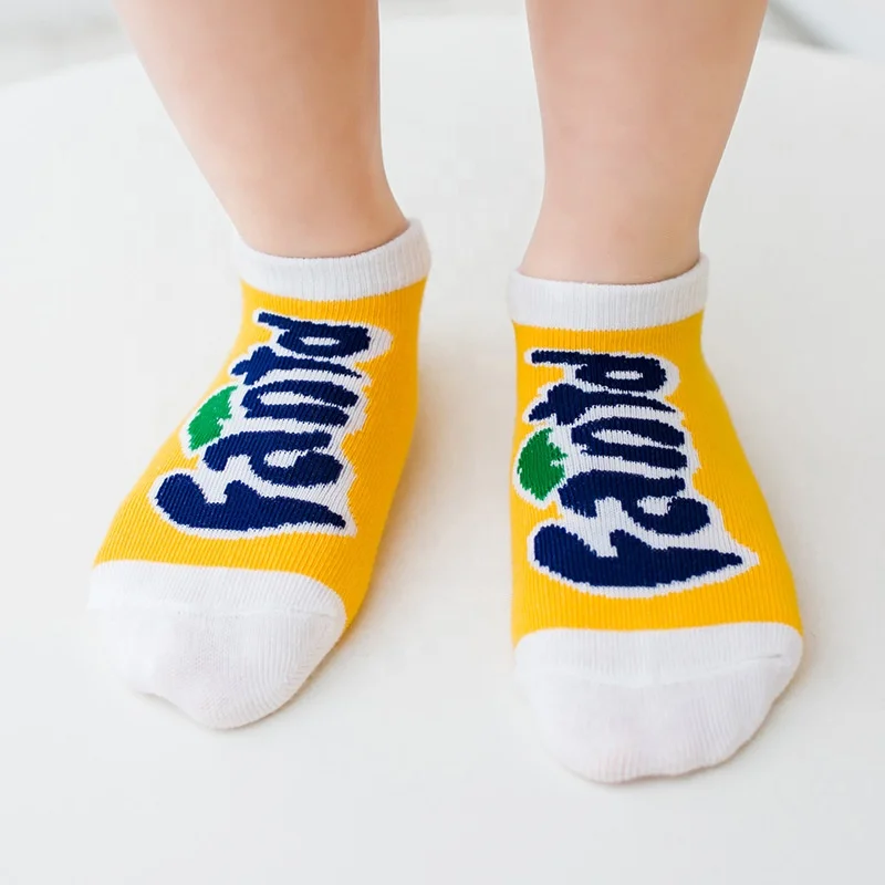 
Wholesale knitted word cotton cute baby kids boot socks 