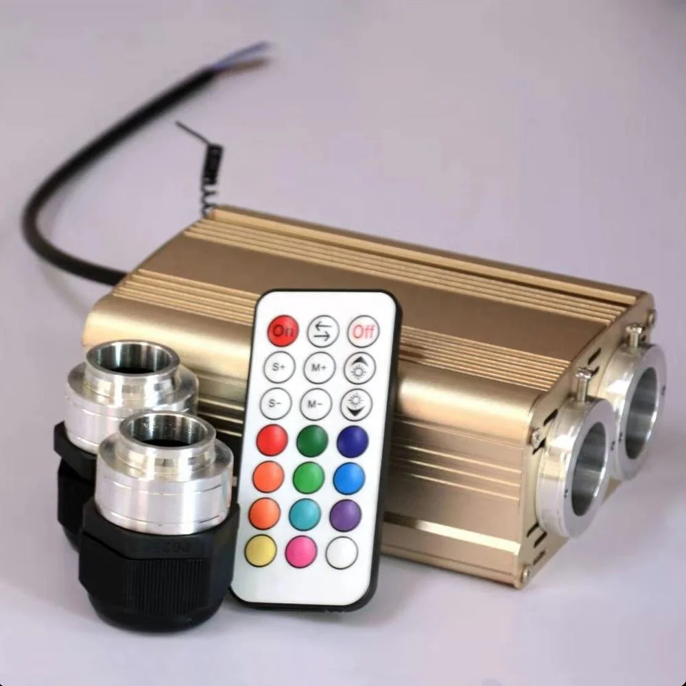 Smart 16w WIFI control led fiber optic projector with RGB color