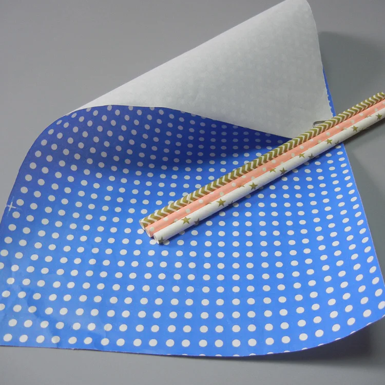 
Hot sale printed paper straw making material 60gsm printed surface paper 