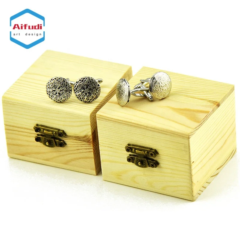 
high quality custom logo watch movement cufflink 