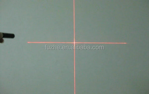 FU635C5-BD10 635nm <1mw red cross hair laser diode module lazer light lamp with fan angle 60 degree  size D10*30mm 3-5VDC