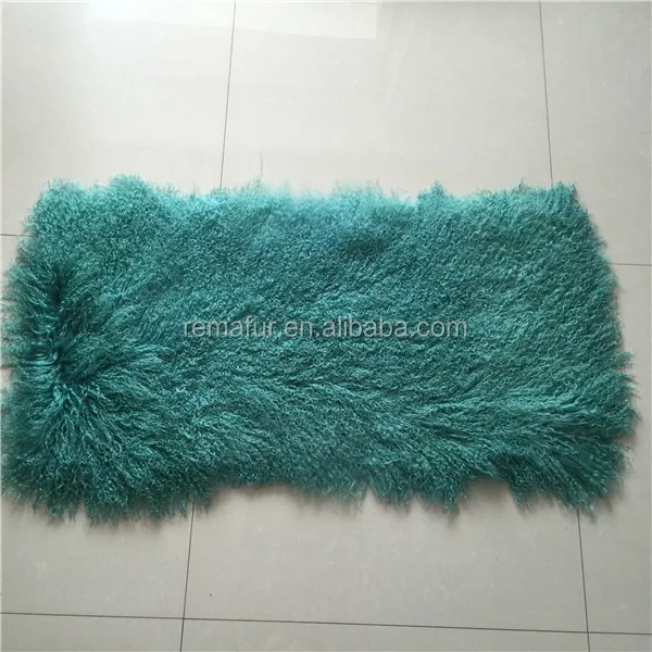 tibetan lamb fur plate curly mongolia lamb fur tibet lamb fur piece