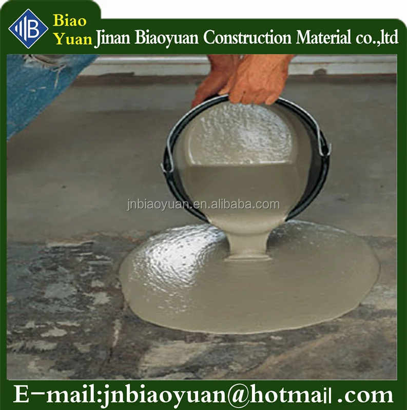 Quick-setting underlayment for floor