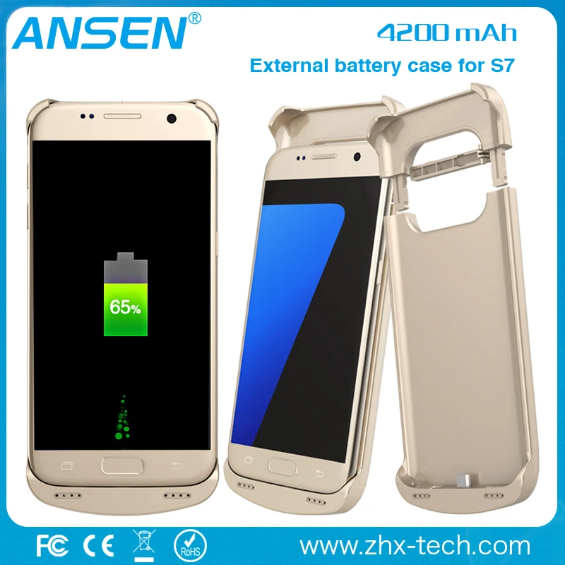 в сша оптовая торговля внешний аккумулятор 4200 мач батареи телефона банка Samsung S7 S7 края беспроводного зарядного устройства