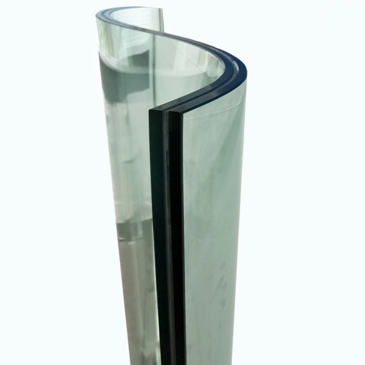 High Performance Architectural Glass, safety clear SGP laminated curved glass,bending glass for balcony