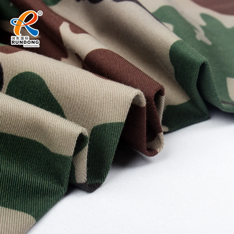 
Flame retardant Military camouflage denim fabric for Sweden 