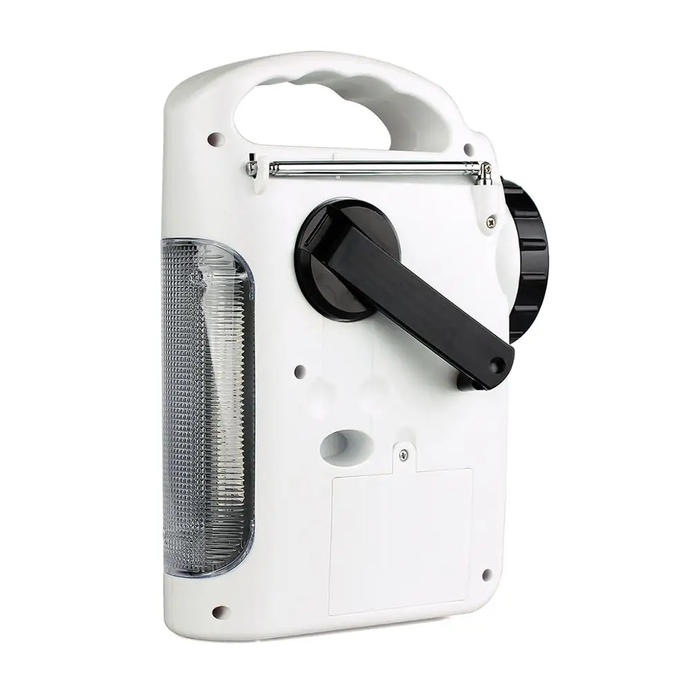 Portable Solar Hand Crank Blueto0th Speaker  FM AM Receiver Emergency Radio with Siren function