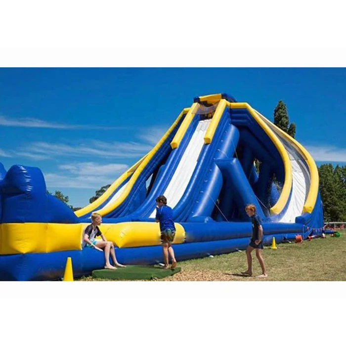 Hot selling summer Inflatable Water slide with pool, durable PVC Inflatable Water park inflatable aqua park for kids and adults