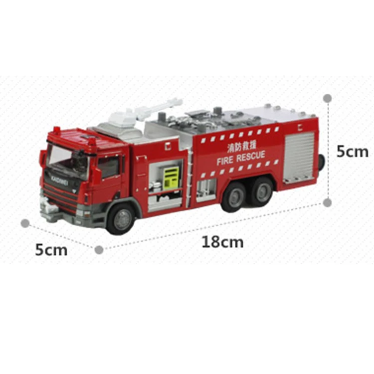 China Supplier Diecast Fire Trucks Model Manufactured in China