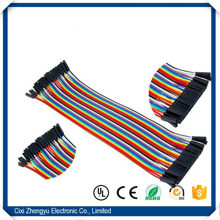 40P Dupont Female to Female Jumper Wire