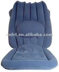
Inflatable Flocked Car Seat Cushion with Large Back Support 