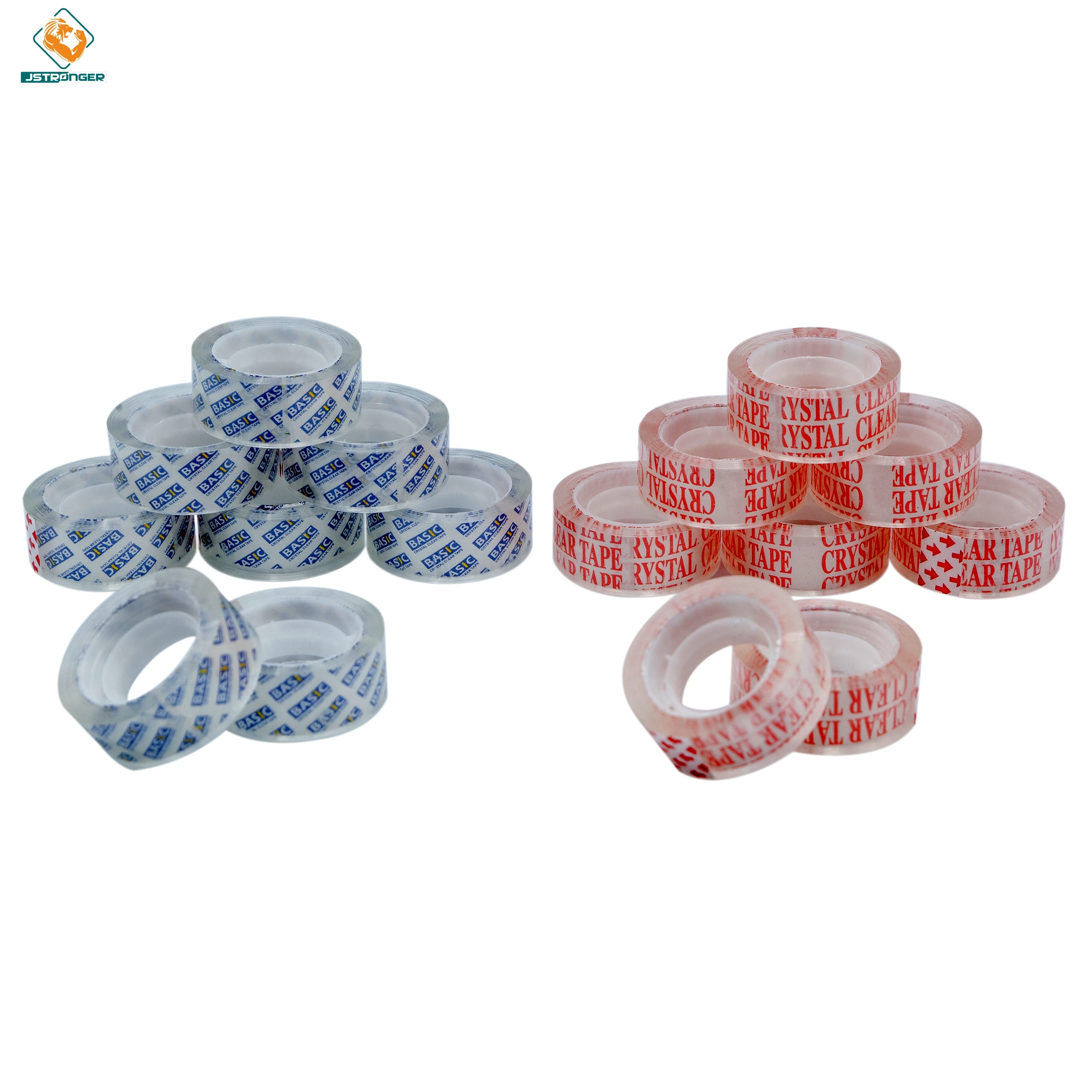 
High Adhesive Cheap Crystal clear stationery Bopp office stationary tape 