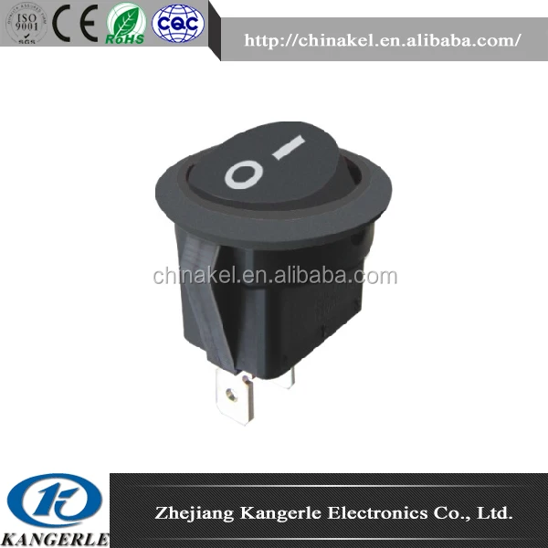 Micro 3-х кратный 16a переключатель 250v t125 наклона шара Круглый Rocker